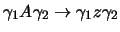 ${\gamma}_1A{\gamma}_2\ensuremath{\rightarrow} {\gamma}_1z{\gamma}_2$