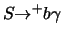 $S{\ensuremath{\rightarrow} }^+ b\gamma$