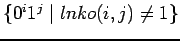 $\{0^i1^j \;\vert\; lnko(i,j)\not = 1\}$