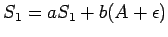 $S_1=aS_1+b(A+\epsilon)$