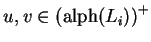 $ u,v\in {(\text{alph}(L_i))}^+$