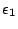 $ \epsilon_1$