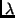 $\lambda$