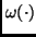 $ \omega(\cdot)$