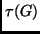 $ \tau(G)$