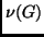 $ \nu(G)$