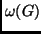 $ \omega(G)$