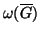 $\omega(\overline{G})$