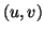 $(u,v)$