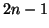 $ 2n-1$