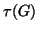 $ \tau(G)$