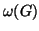 $ \omega(G)$