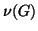 $ \nu(G)$