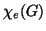 $ \chi_e(G)$