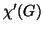 $ \chi'(G)$