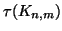$ \tau(K_{n,m})$