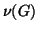$\nu(G)$