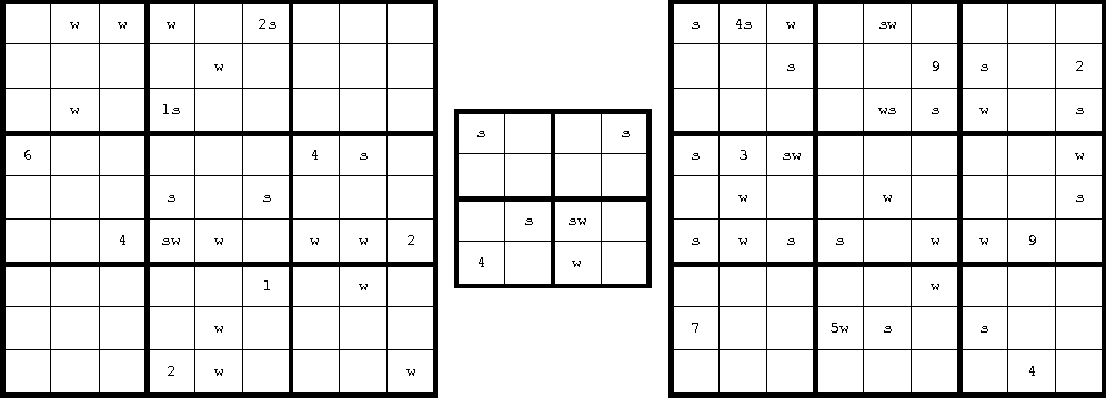 Hrom Sudoku-feladvny