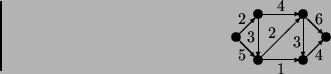 \begin{displaymath}
\unitlength 1mm
\begin{picture}(30,14)(-5,-2)
\put(0,5){\cir...
...{\makebox(0,0){4}}
\put(18.5,9){\makebox(0,0){6}}
\end{picture}\end{displaymath}